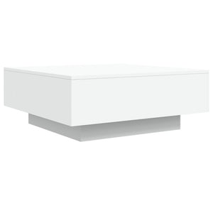 Tavolino da Salotto Bianco 80x80x31 cm in Legno Multistratocod mxl 110048