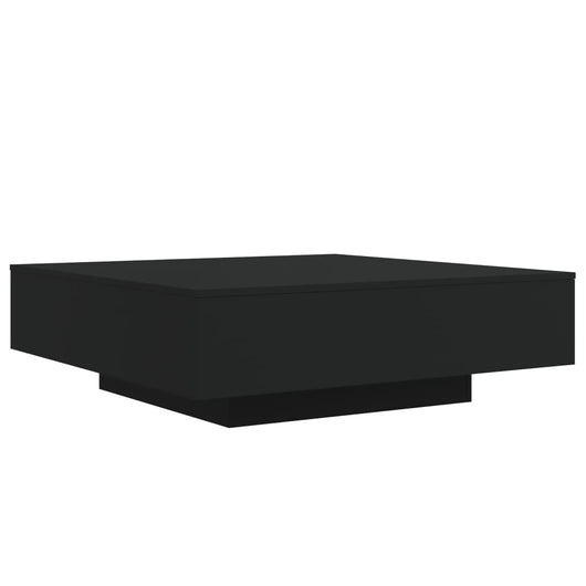 Tavolino da Salotto Nero 100x100x31 cm in Legno Multistratocod mxl 86076