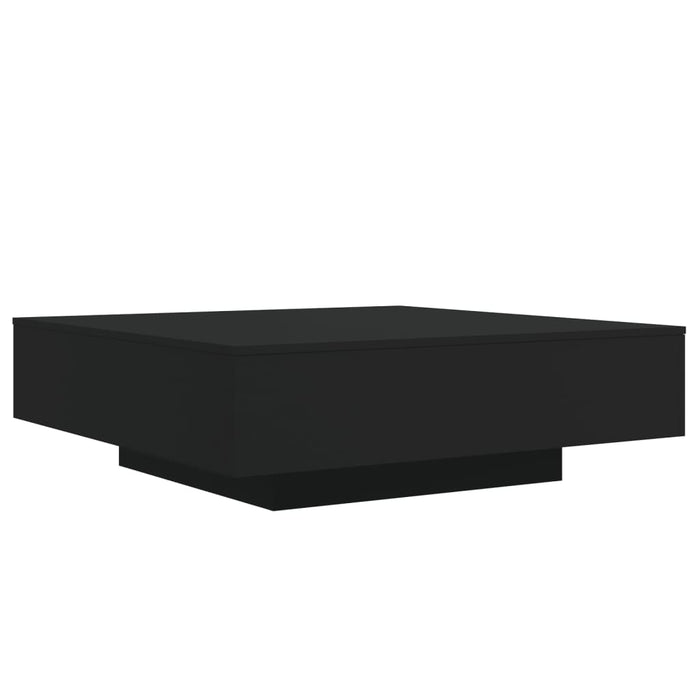 Tavolino da Salotto Nero 100x100x31 cm in Legno Multistrato 836596