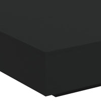 Tavolino da Salotto Nero 100x100x31 cm in Legno Multistrato 836596