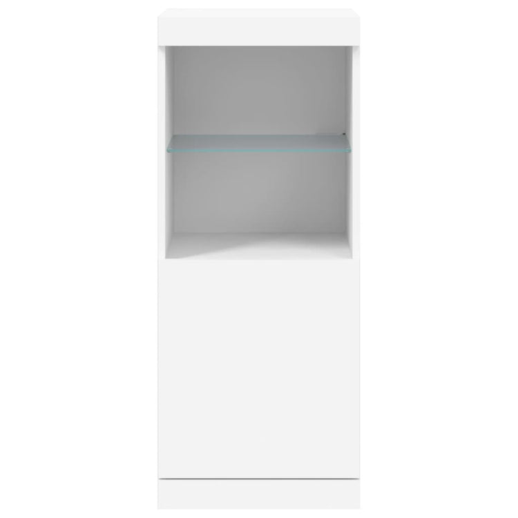 Credenza con Luci LED Bianca 41x37x100 cm 836686