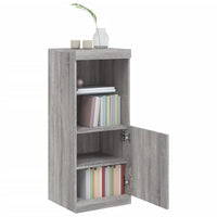 Credenza con Luci LED Grigio Sonoma 41x37x100 cm 836691