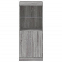 Credenza con Luci LED Grigio Sonoma 41x37x100 cm 836691