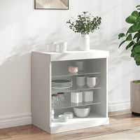 Credenza con Luci LED Bianca 60,5x37x67 cmcod mxl 110338