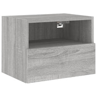 Mobile TV Parete Grigio Sonoma 40x30x30 cm in Legno Multistratocod mxl 110083