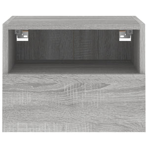 Mobile TV Parete Grigio Sonoma 40x30x30 cm in Legno Multistrato 836850