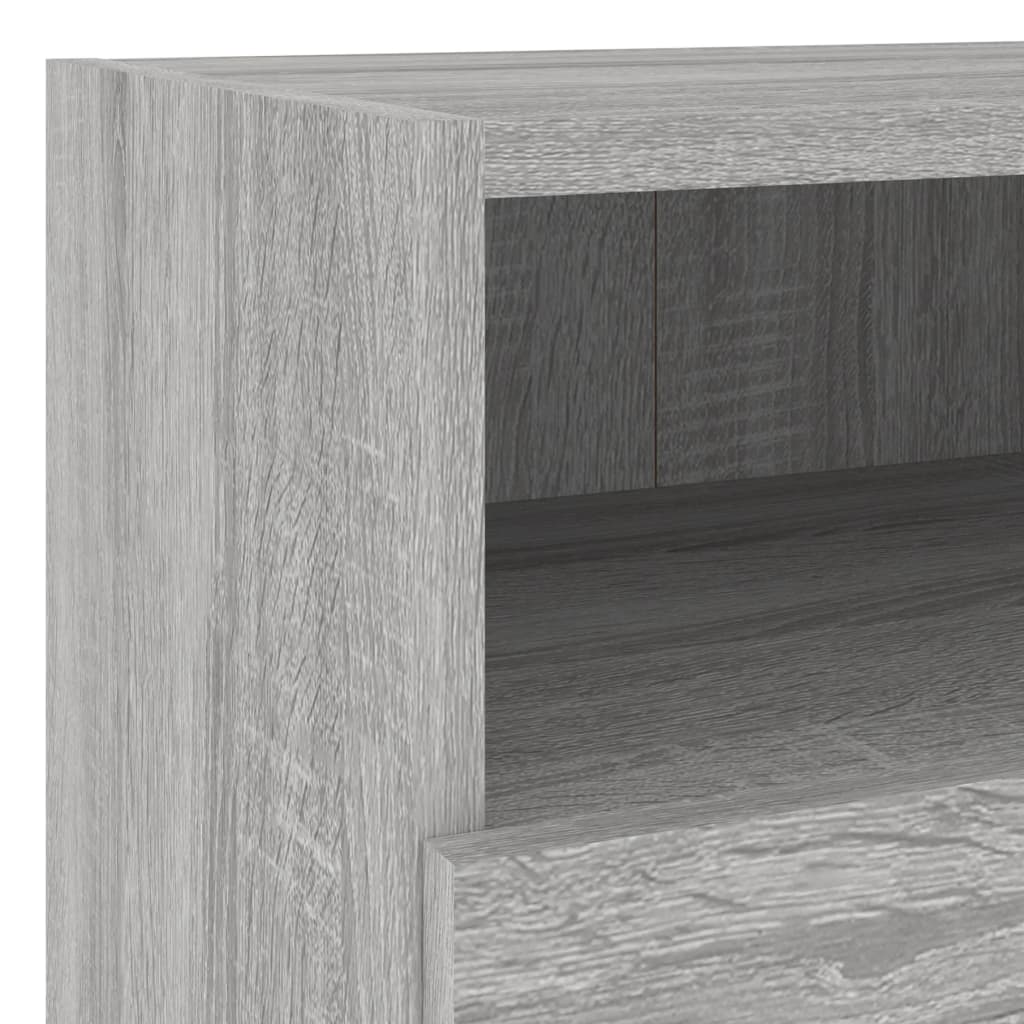 Mobile TV Parete Grigio Sonoma 40x30x30 cm in Legno Multistrato 836850