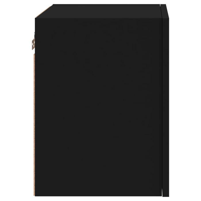 Mobile TV a Parete Nero 40,5x30x40 cm in Legno Multistrato 836898