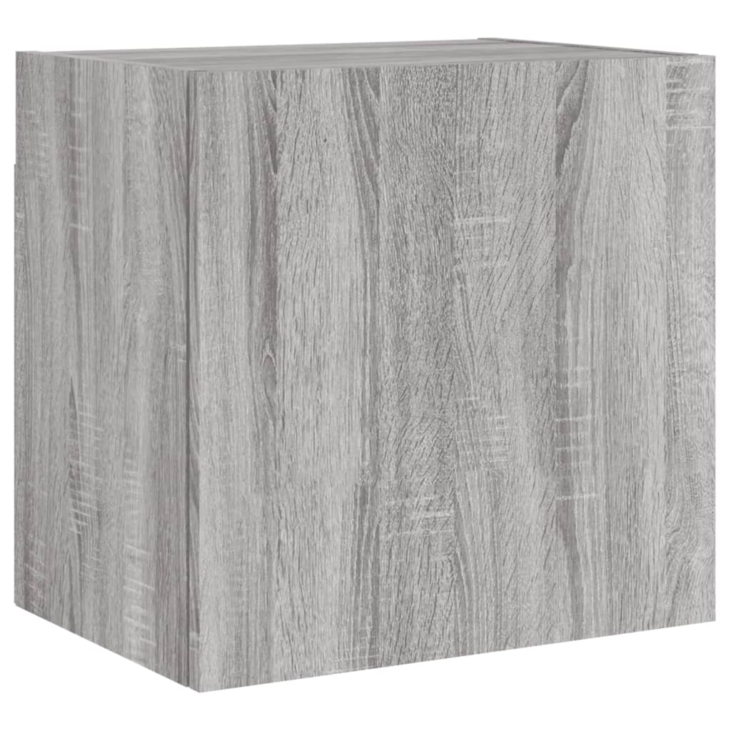 Mobile TV Parete Grigio Sonoma 40,5x30x40 cm Legno Multistrato 836906