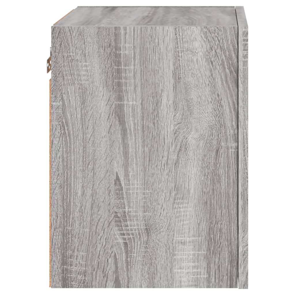 Mobile TV Parete Grigio Sonoma 40,5x30x40 cm Legno Multistrato 836906