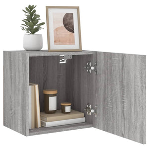 Mobili TV Muro 2pz Grigio Sonoma 40,5x30x40cm Legno Multistrato 836907