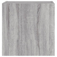 Mobili TV Muro 2pz Grigio Sonoma 40,5x30x40cm Legno Multistrato 836907