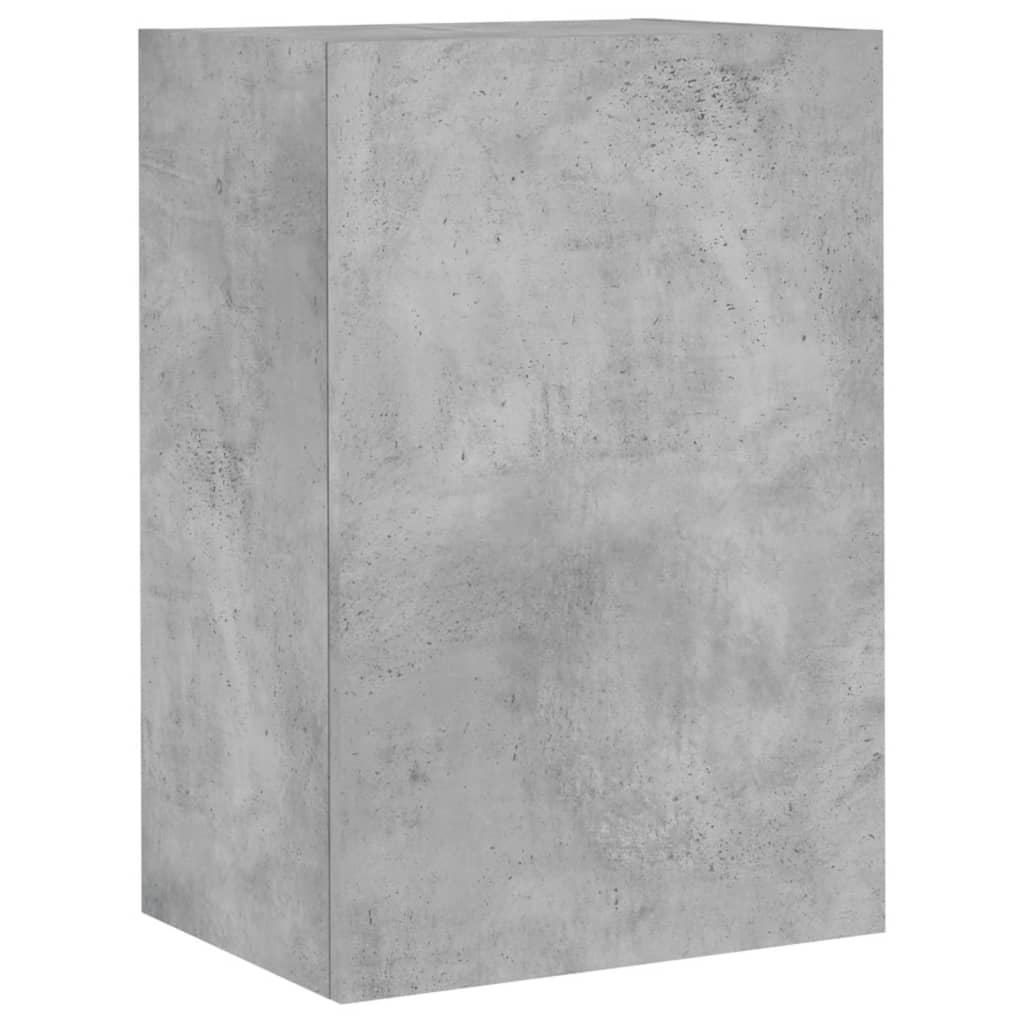 Mobile TV Parete Grigio Cemento 40,5x30x60 cm Legno Multistrato 836916