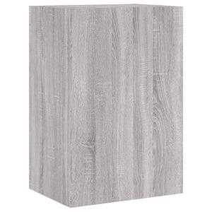 Mobile TV Parete Grigio Sonoma 40,5x30x60 cm Legno Multistrato 836920