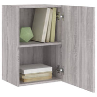 Mobile TV Parete Grigio Sonoma 40,5x30x60 cm Legno Multistrato 836920