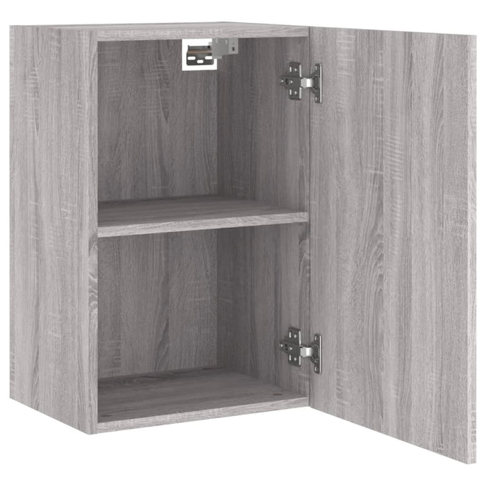 Mobile TV Parete Grigio Sonoma 40,5x30x60 cm Legno Multistrato 836920