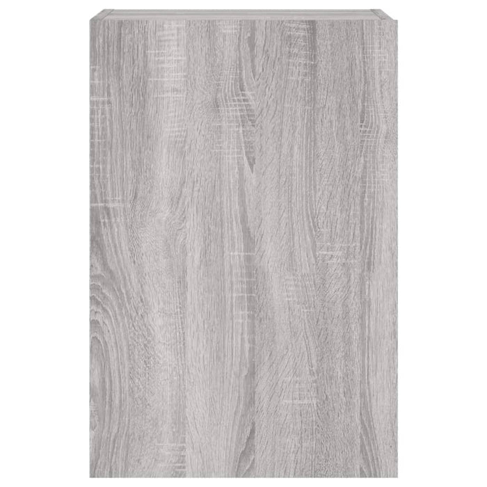 Mobile TV Parete Grigio Sonoma 40,5x30x60 cm Legno Multistrato 836920