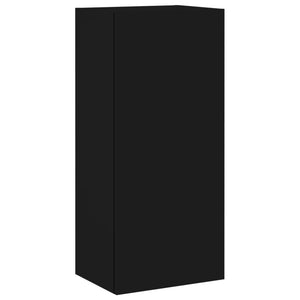 Mobile TV a Parete Nero 40,5x30x90 cm in Legno Multistratocod mxl 134065