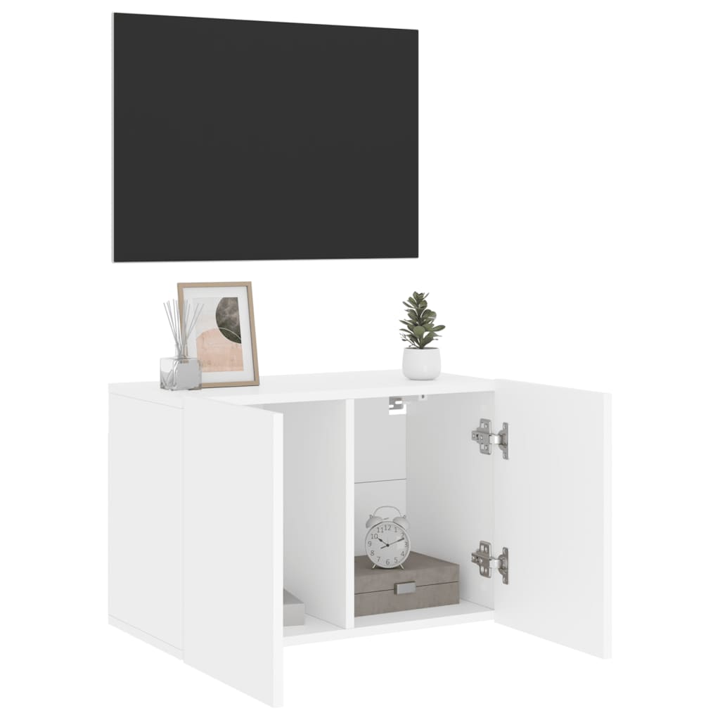 Mobile TV a Parete Bianco 60x30x41 cm 836938