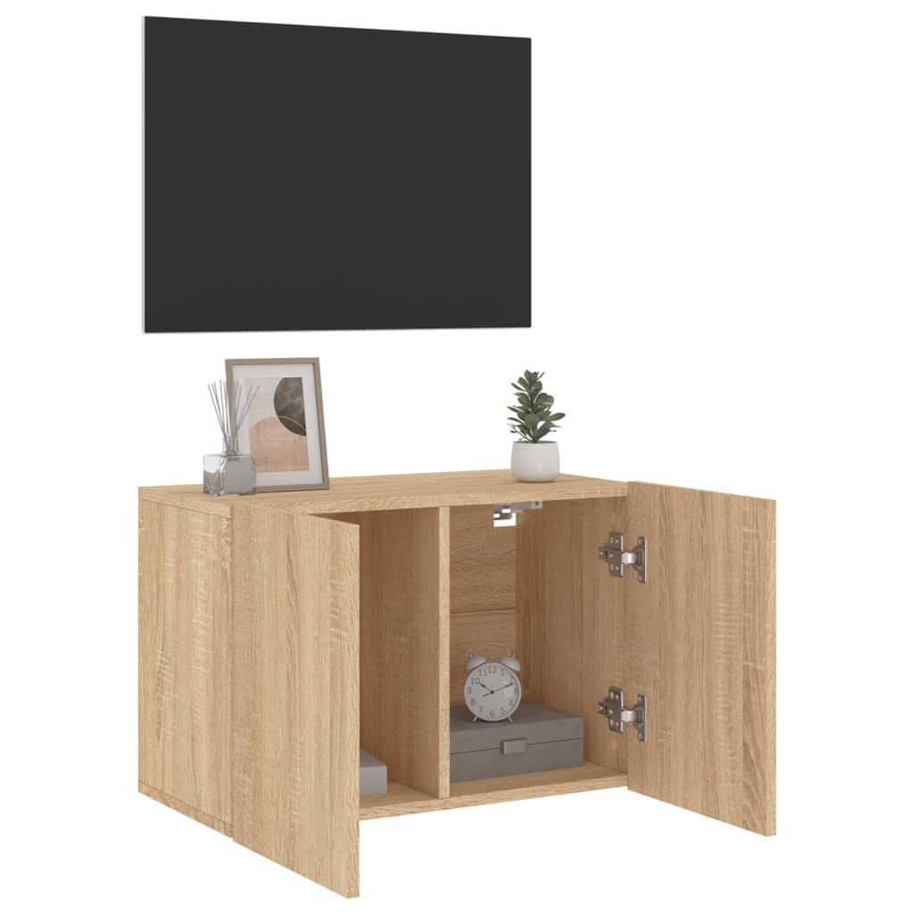 Mobile TV a Parete Rovere Sonoma 60x30x41 cm 836942