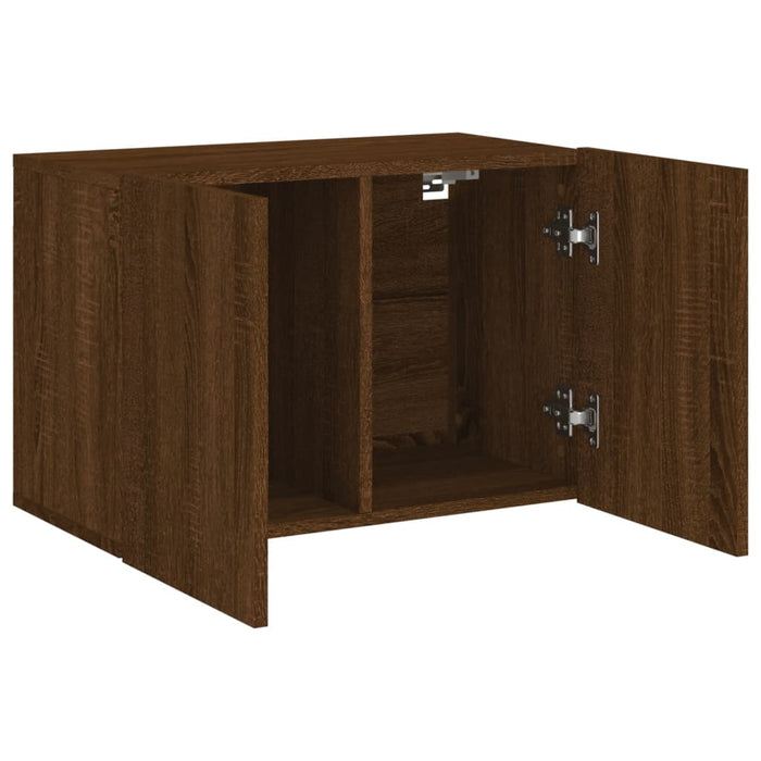 Mobile TV a Parete Rovere Marrone 60x30x41 cm 836950