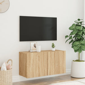 Mobile TV a Parete Rovere Sonoma 80x30x41 cmcod mxl 86100