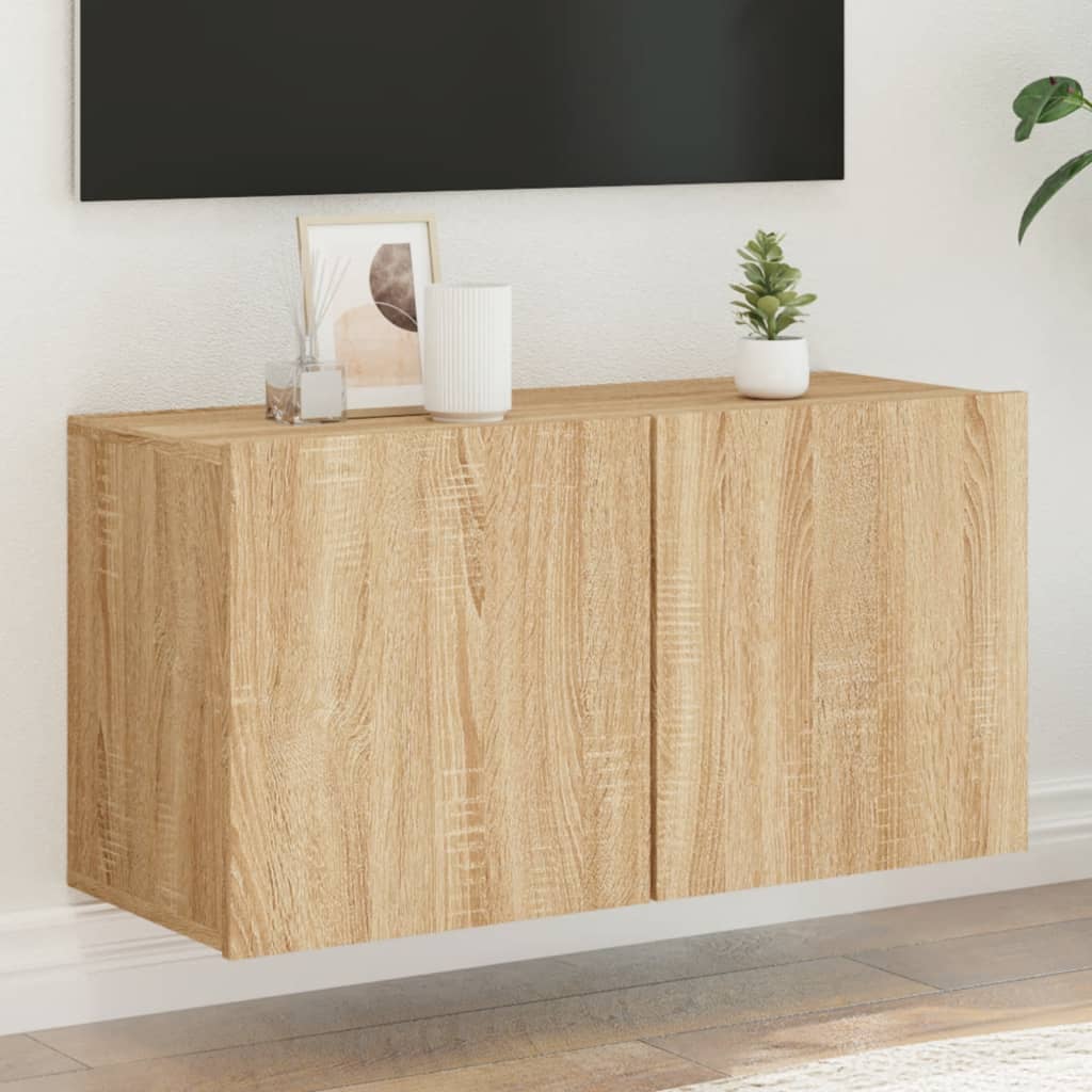 Mobile TV a Parete Rovere Sonoma 80x30x41 cmcod mxl 86100