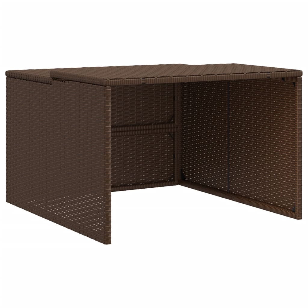 Garage per Robot Tosaerba Marrone 86x90x52/57 cm in Polyrattan 365405