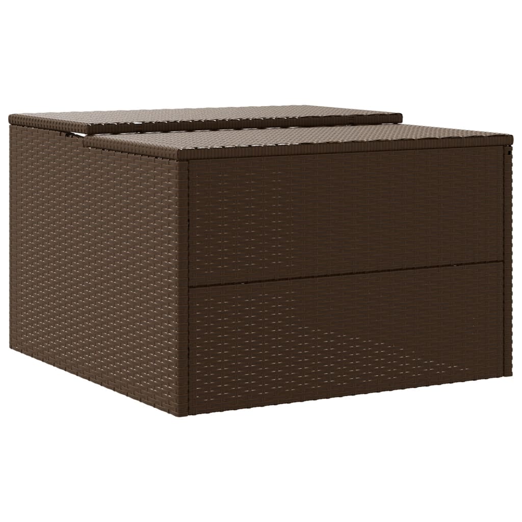 Garage per Robot Tosaerba Marrone 86x90x52/57 cm in Polyrattan 365405