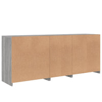 Credenza con Luci LED Grigio Sonoma 162x37x67 cm 3209000