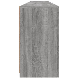 Credenza con Luci LED Grigio Sonoma 202x37x67 cm 3209014