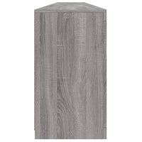 Credenza con Luci LED Grigio Sonoma 283x37x67 cm 3209028