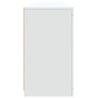 Credenza con Luci LED Bianca 162x37x67 cm 3209030