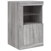 Credenza con Luci LED Grigio Sonoma 164x37x67 cm 3209056