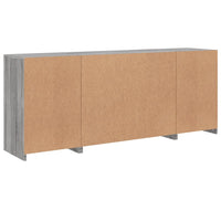 Credenza con Luci LED Grigio Sonoma 163x37x67 cm 3209077