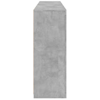 Credenza con Luci LED Grigio Cemento 162x37x100 cm 3209145