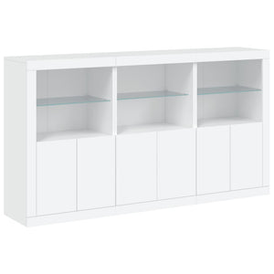 Credenza con Luci LED Bianca 181,5x37x100 cmcod mxl 109856