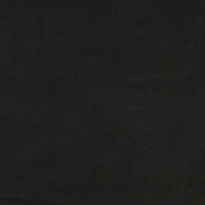 Giroletto con Testiera Nero 90x200 cm in Velluto 373114