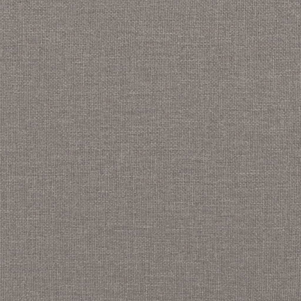 Giroletto con Testiera Grigio Tortora 160x200 cm in Tessuto 373209