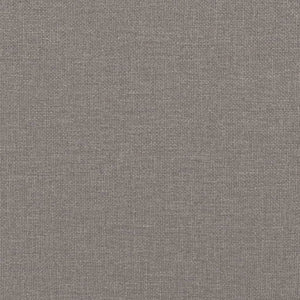 Giroletto con Testiera Grigio Tortora 160x200 cm in Tessuto 373209