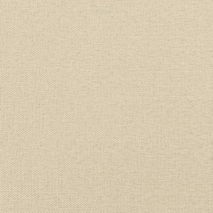 Giroletto con Testiera Crema 160x200 cm in Tessuto 373210