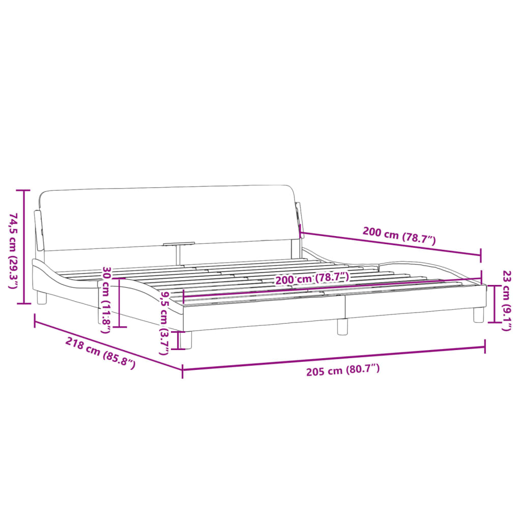 Giroletto con Testiera Rosa 200x200 cm in Velluto 373257