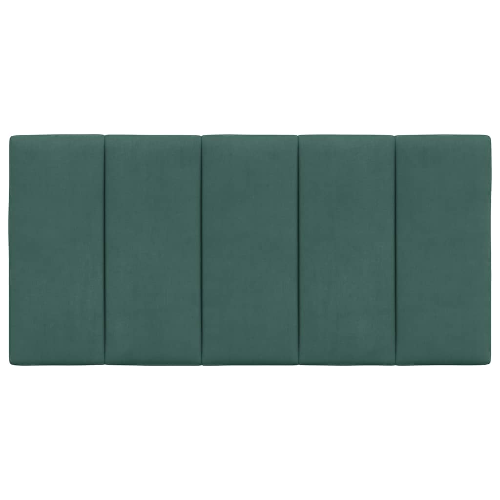 Cuscino Testiera Verde Scuro 100 cm in Velluto 374658