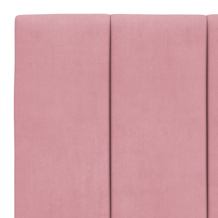 Cuscino Testiera Rosa 100 cm in Velluto 374660