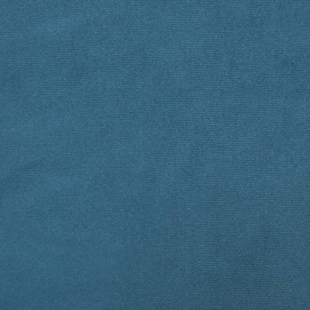 Cuscino Testiera Blu 180 cm in Velluto 374685