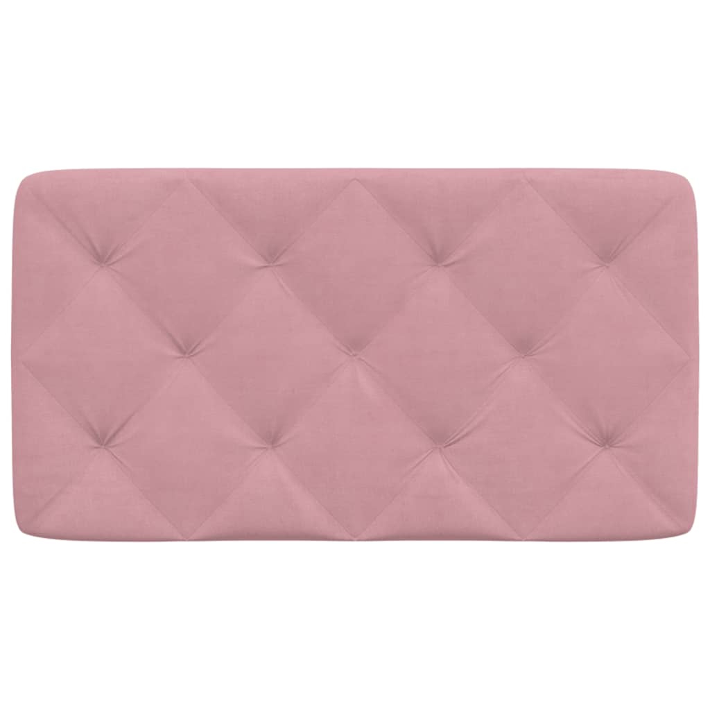 Cuscino Testiera Rosa 90 cm in Velluto 374713