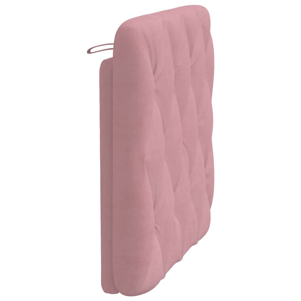 Cuscino Testiera Rosa 90 cm in Velluto 374713