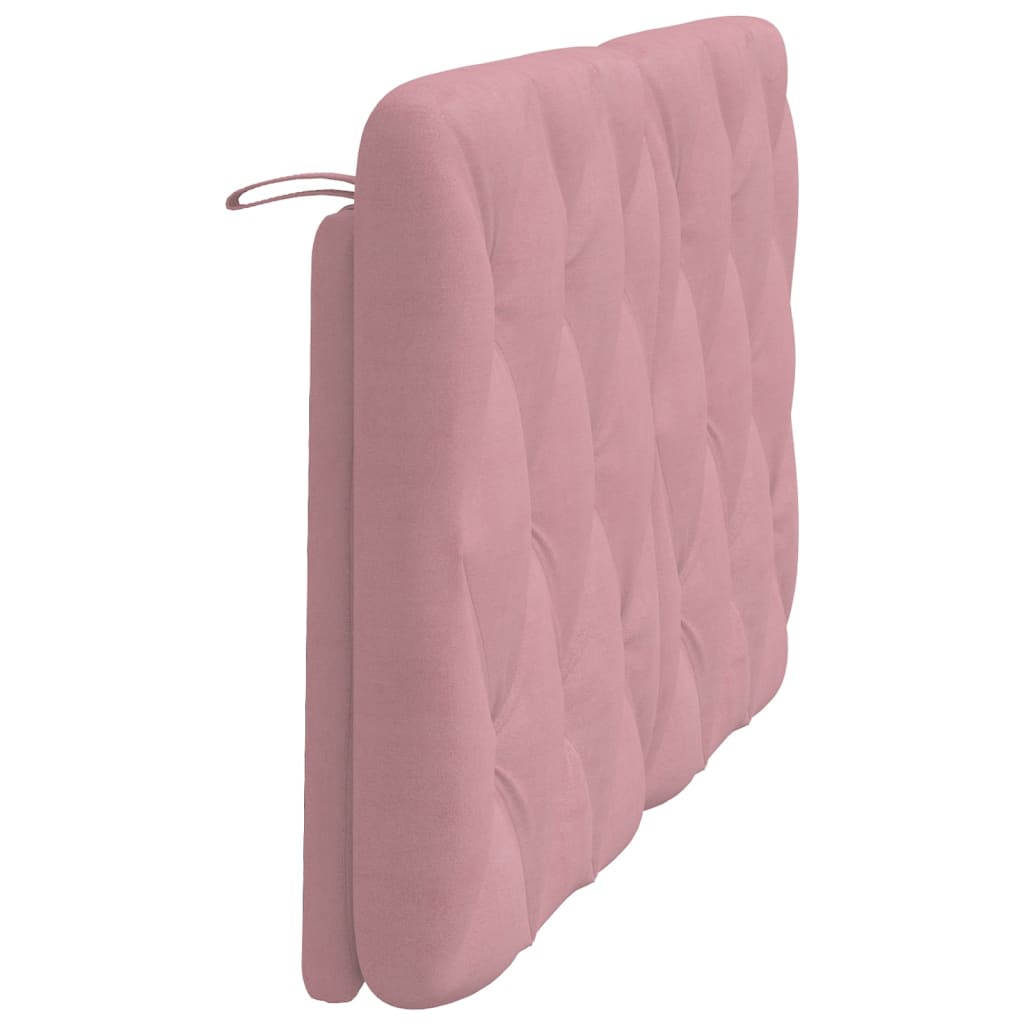 Cuscino Testiera Rosa 140 cm in Velluto 374732