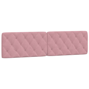 Cuscino Testiera Rosa 200 cm in Velluto 374752