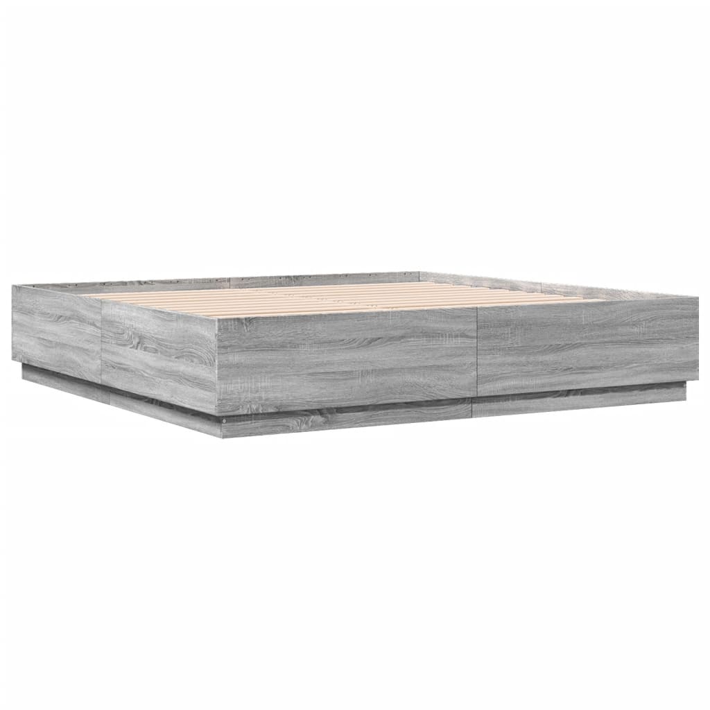 Giroletto Grigio Sonoma 200x200 cm in Legno Multistrato 3209679